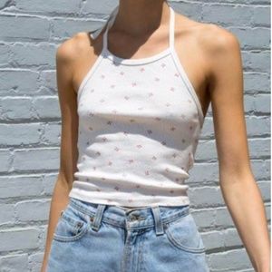 Brandy Melville Cherry Halter Top